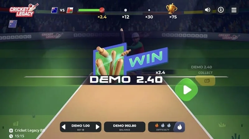 Cricket Legacy BB vinningur